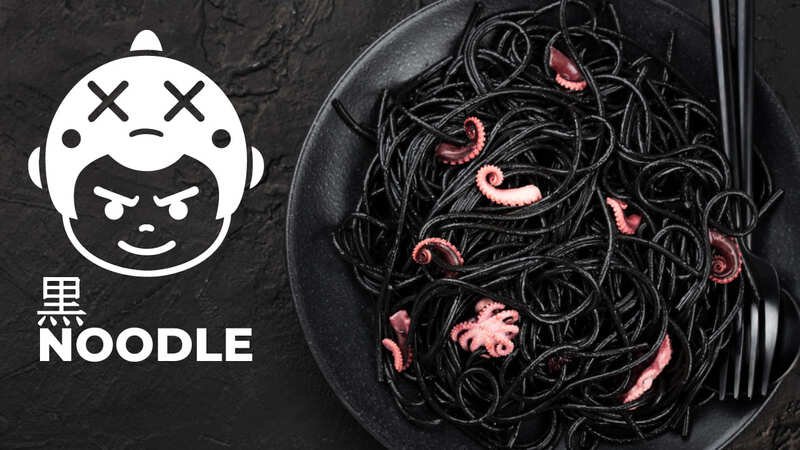 Logo Black Noodle, restaurant asiatique contemporain