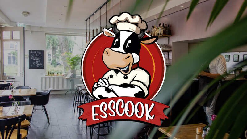 Mascotte et logo Esscook, école de cuisine