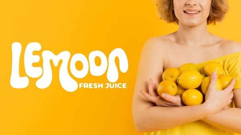 Logo Lemoon, marque de boisson citronée